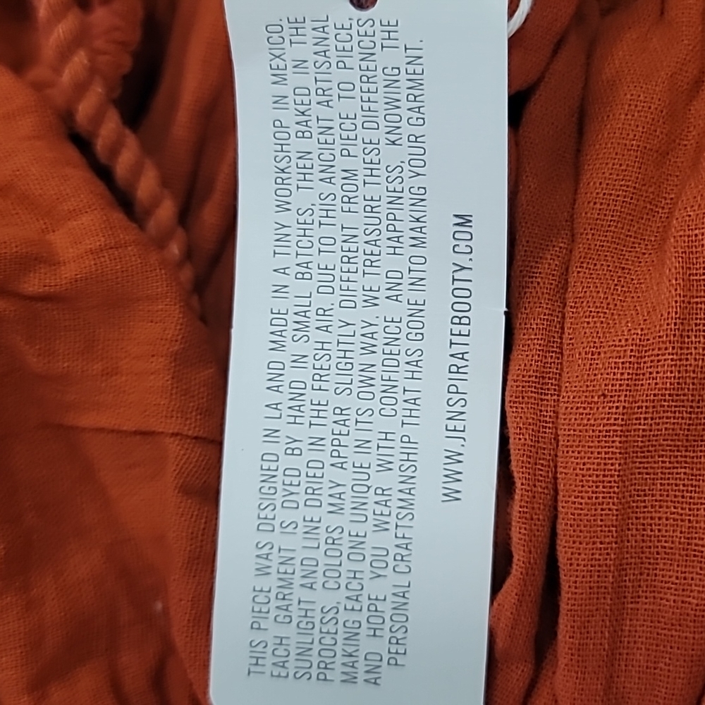 Free People Jen's Pirate Booty Love Street Romper. bag 21 - Picture 4 of 4